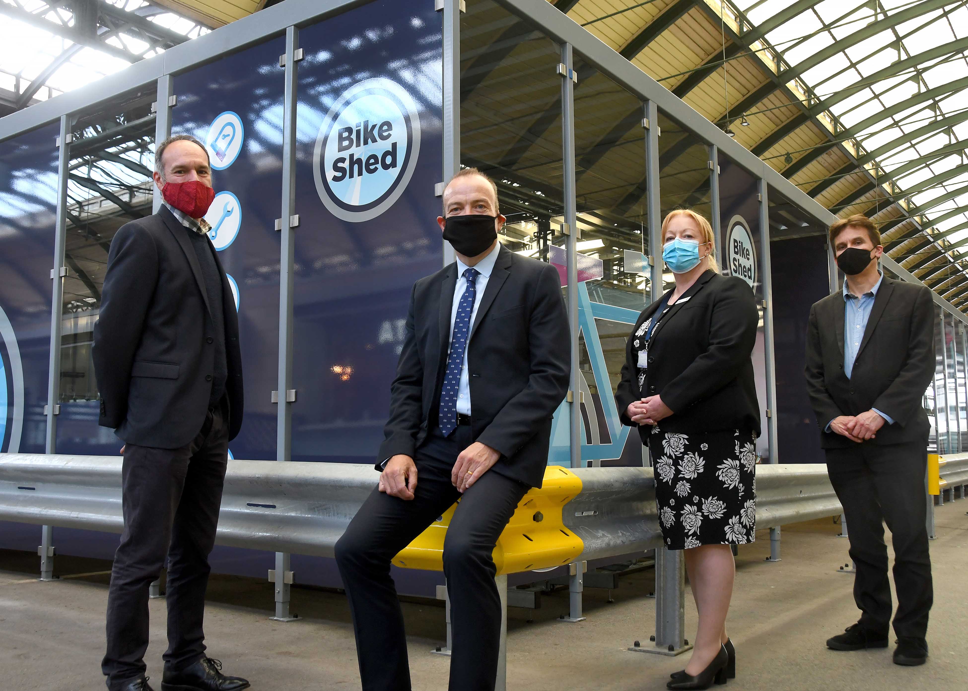 New Falco Cycle Hub Opened by Rail Minister Chris HeatonHarris Falco